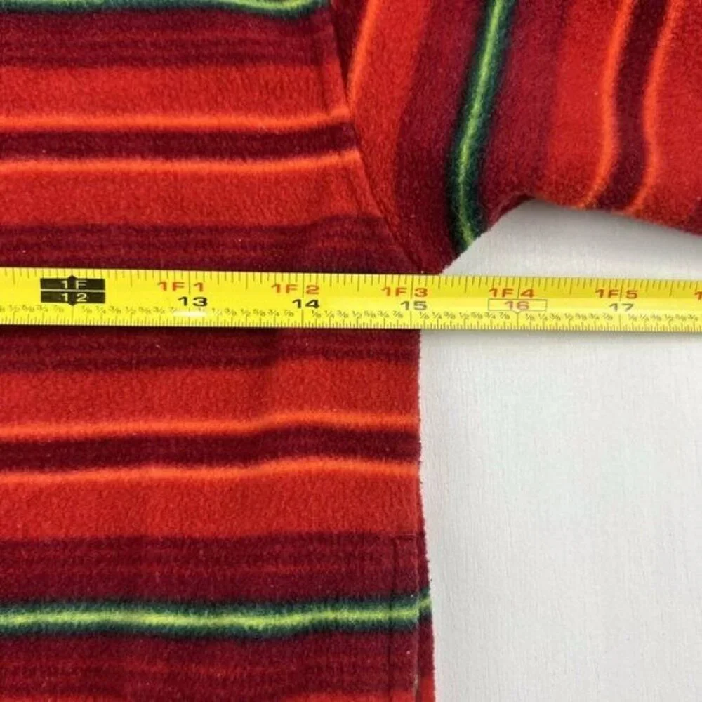 •Vintage• Gap Pro Fleece Quarter Zip Pullover in Sunset Stripe XS (4-5)